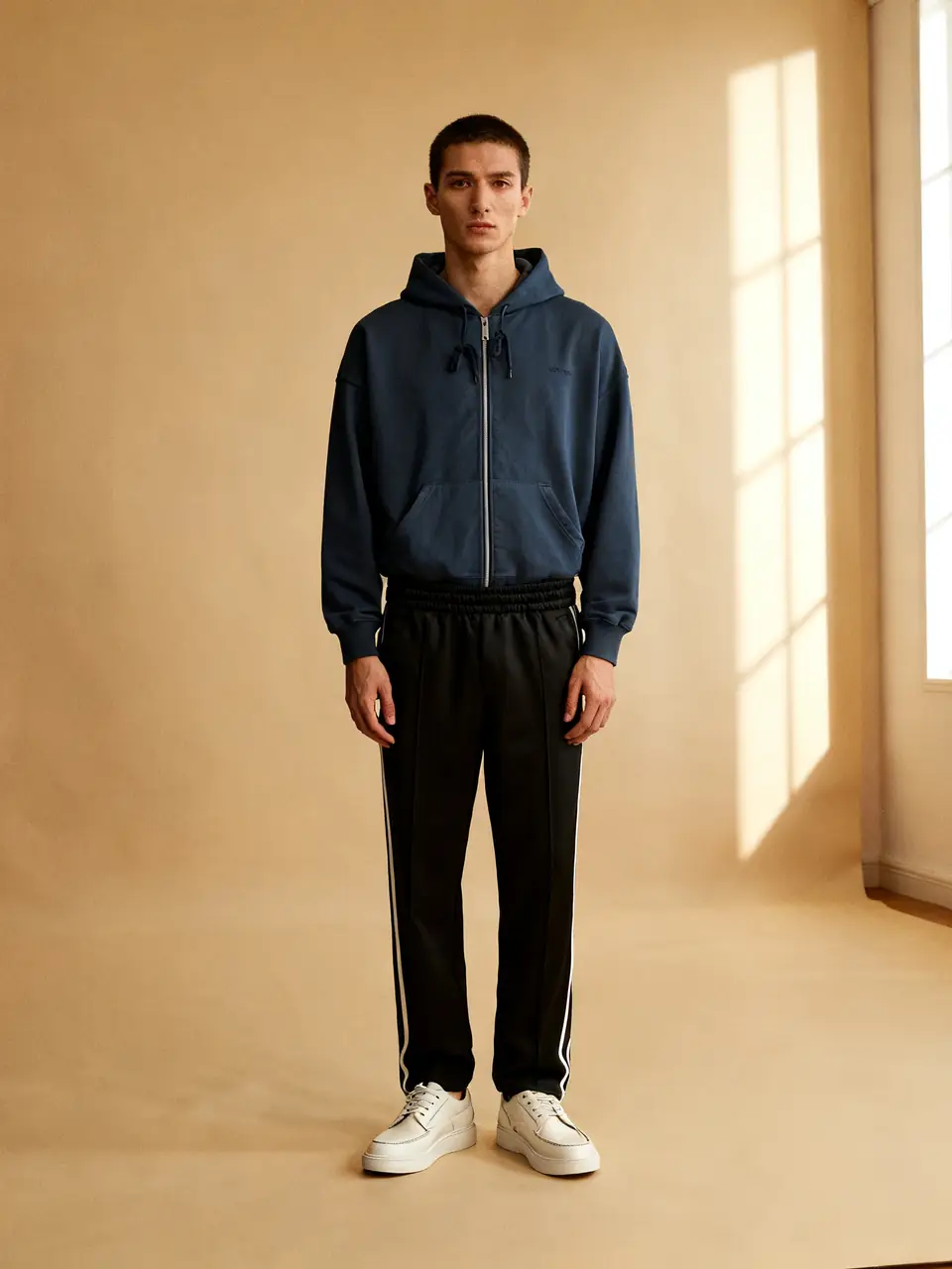 Carbon hoodie, matching sweatpants